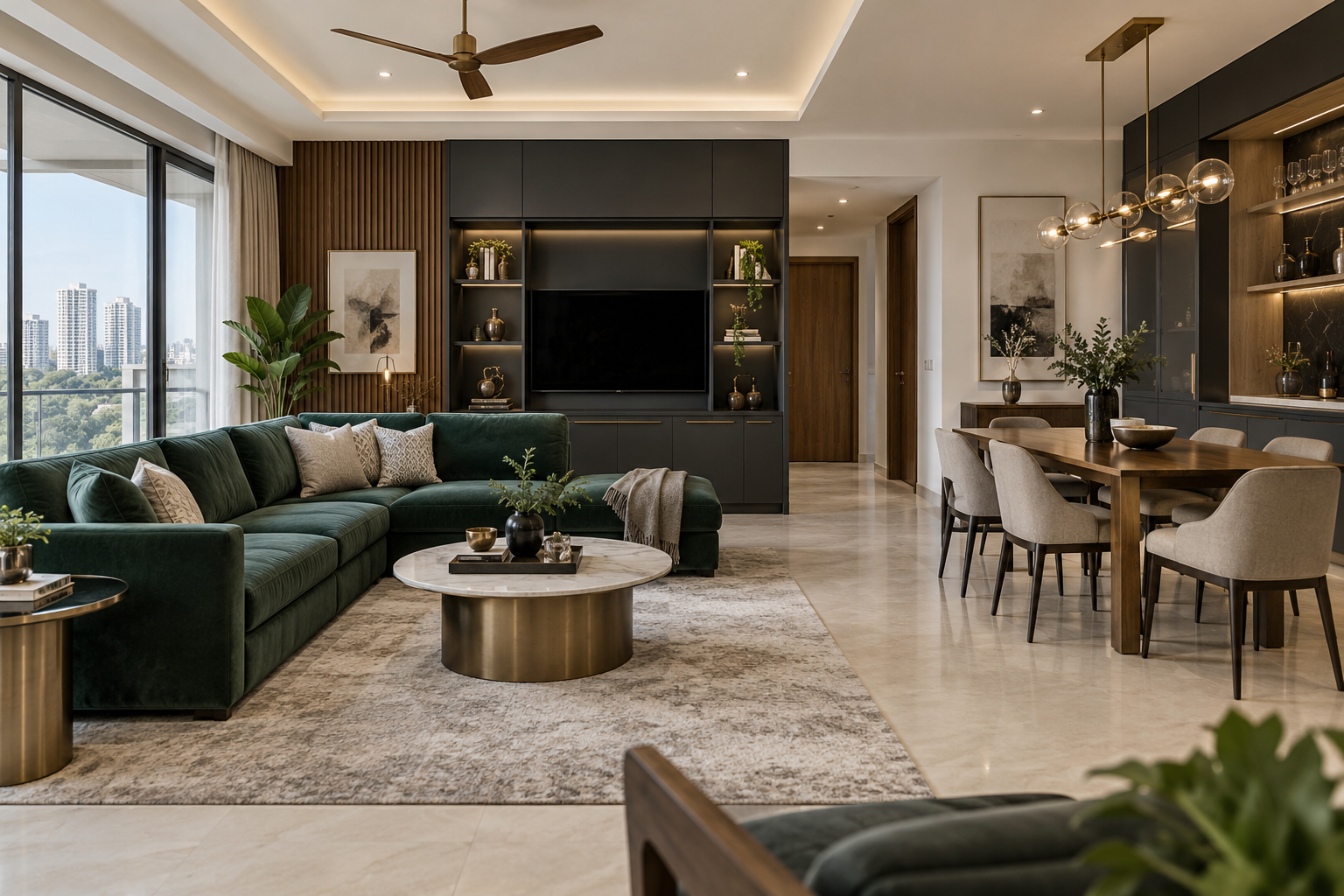 Illustrative home interior